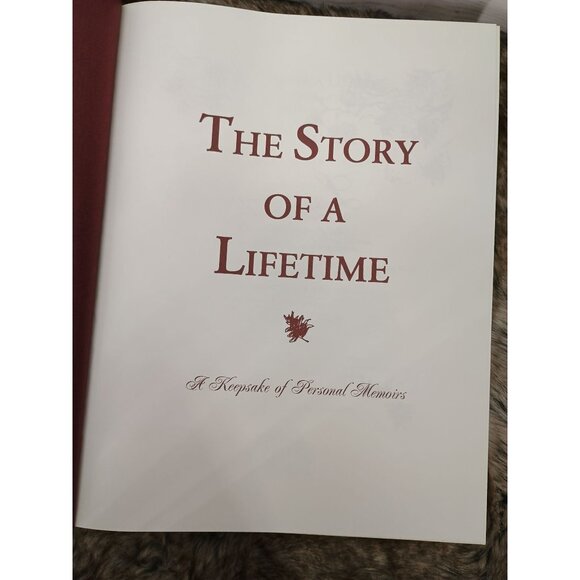 The Story Of A Lifetime: A Keepsake Of Personal Memoirs 3rd Edition By Pamela An - Picture 4 of 6